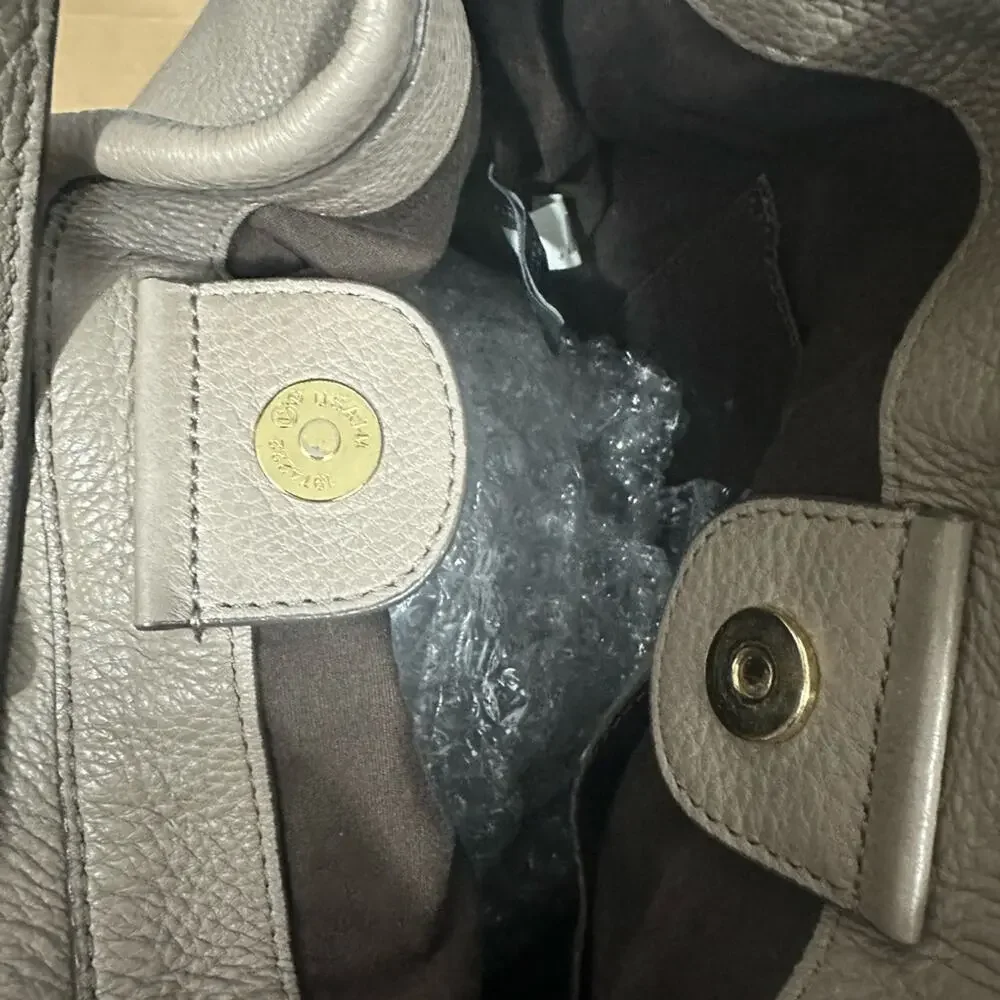 Marc Jacobs Taupe Pebble Leather Hobo/crossbody Bag With Long Strap MSRP‎ $459